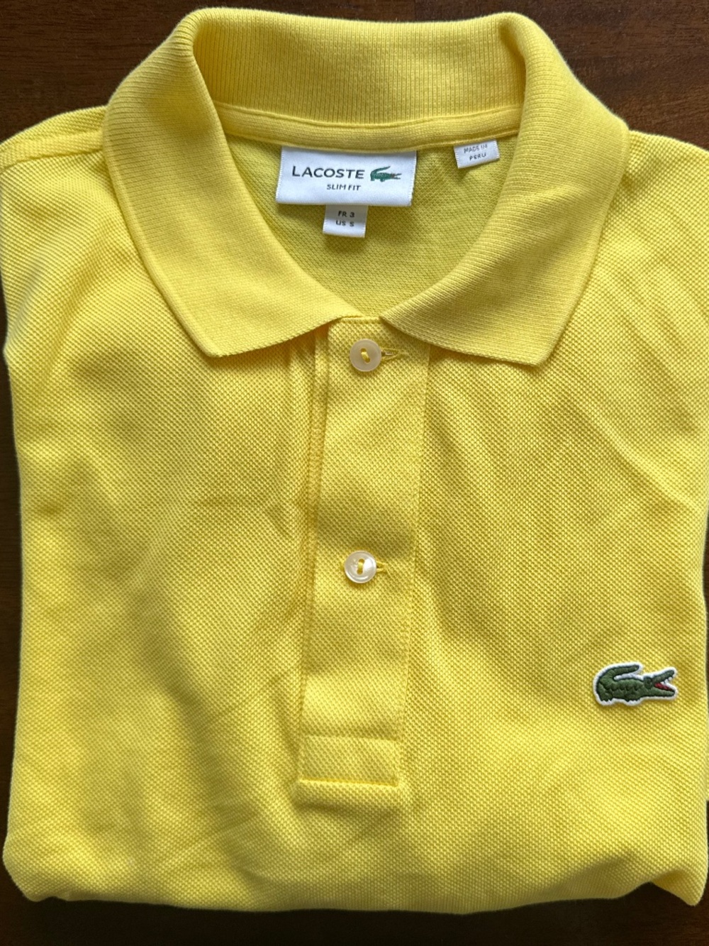 Lacoste Men's Slim Fit US S